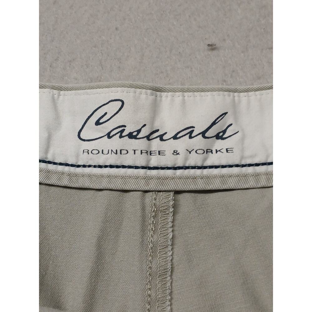 Rountree & Yorke Casuals (42W) Mens Beige Khaki Chino Shorts - Picture 4 of 12